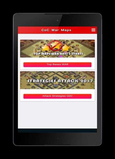 War Clash of Clans Maps 2017 скриншот 6