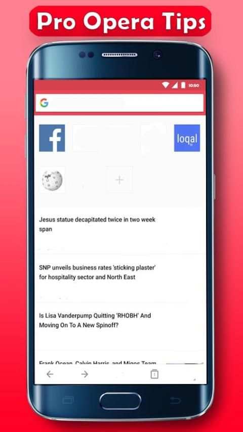 Pro Opera Mini Tips 2017 скриншот 1