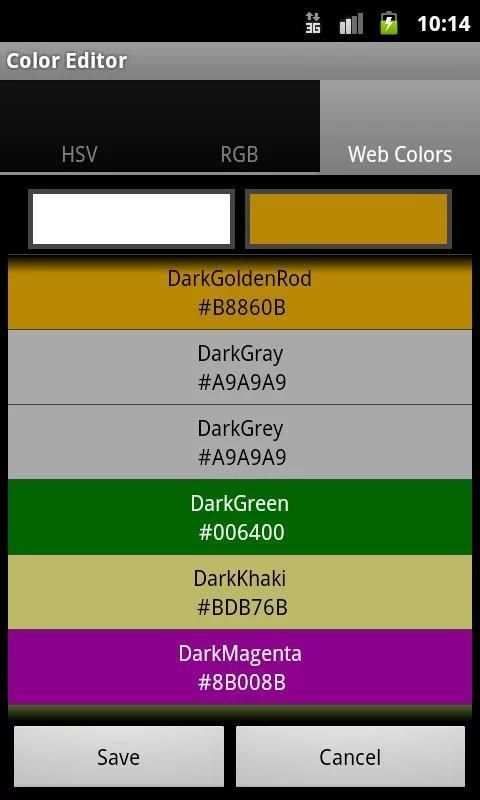 Color Palette screenshot 2