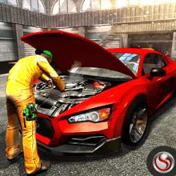 Car Mechanic Workshop Garage