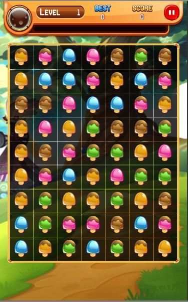 Ice cream Candy Crazy Blast screenshot 1