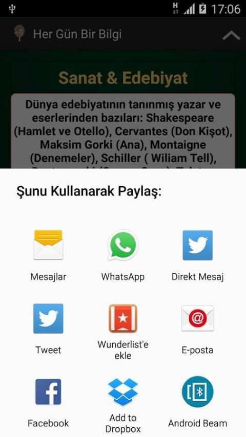 Her Gün Bir Bilgi скриншот 3
