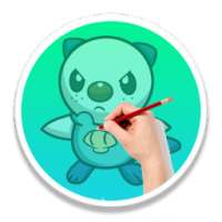 Draw Pokemons : Coloring Game on 9Apps