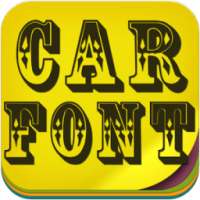 Car Fonts