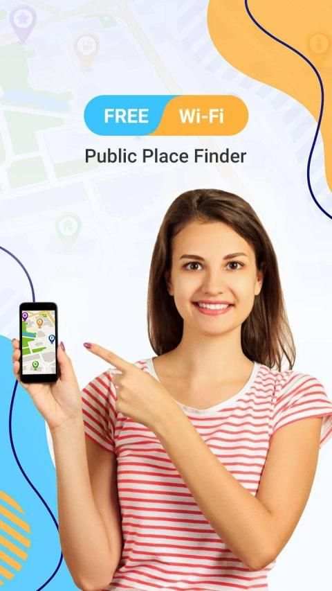 Free WIFI Finder Connection -Anywhere Map Connect screenshot 1