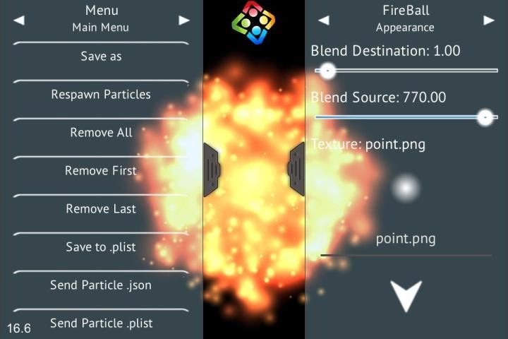 Particle Editor for Cocos2d स्क्रीनशॉट 13