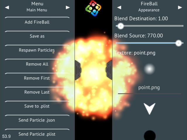 Particle Editor for Cocos2d स्क्रीनशॉट 6