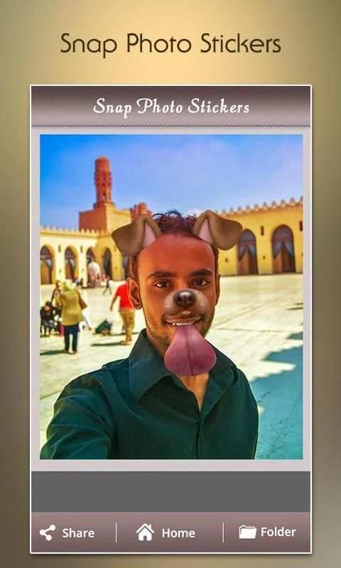 Snap Photo Stickers स्क्रीनशॉट 1