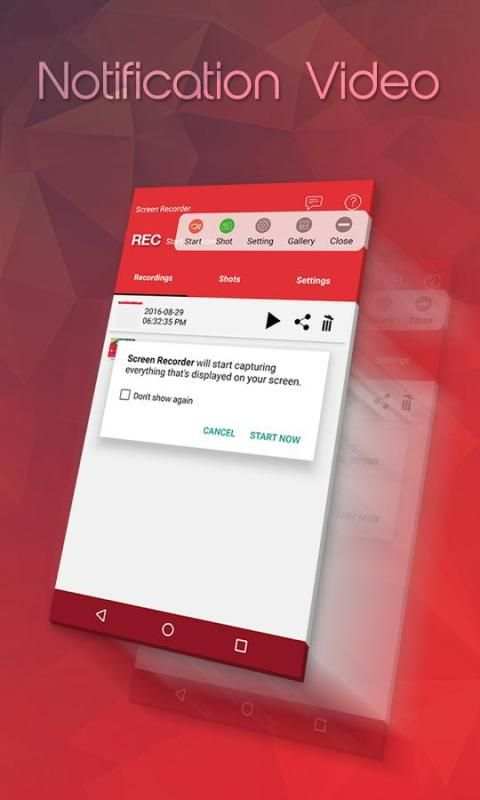 REC - Screen Recorder Pro скриншот 1