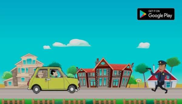 Car Racing Mr Bean скриншот 1