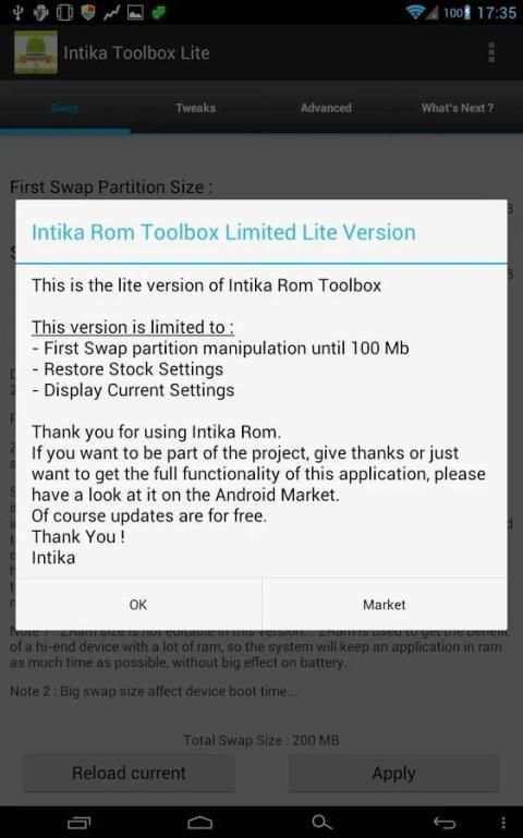 Intika Rom Toolbox Lite 1 تصوير الشاشة