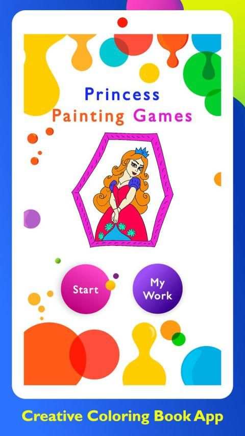 Princess Painting Games screenshot 7