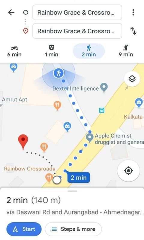 Rasta Dekhne Wala Apps l हिंदी मैप screenshot 1