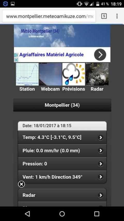 Météo Montpellier (34) screenshot 2