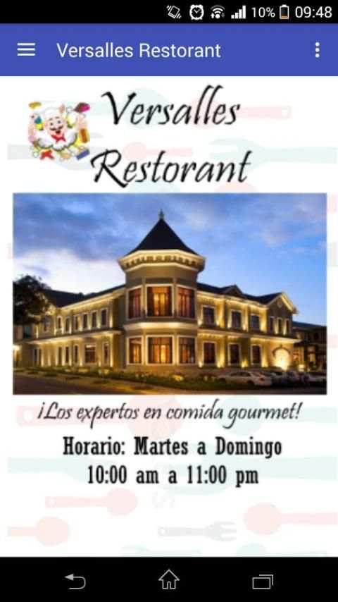 Versalles Restorant 1 تصوير الشاشة