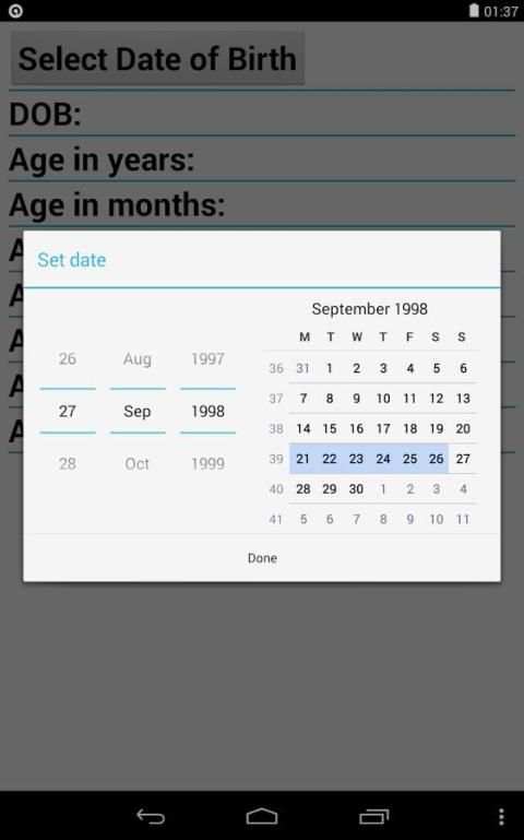 Age Calculator скриншот 2