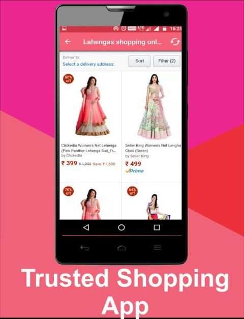 Lehenga shopping online screenshot 1