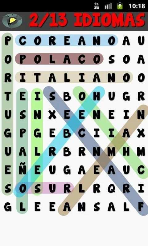 Sopa de Letras Trivial Español 3 تصوير الشاشة