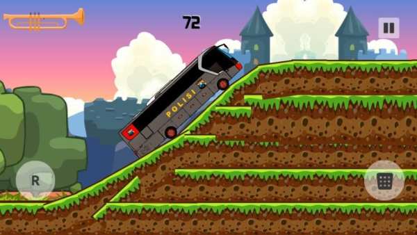 Police Bus Hill Climb स्क्रीनशॉट 4