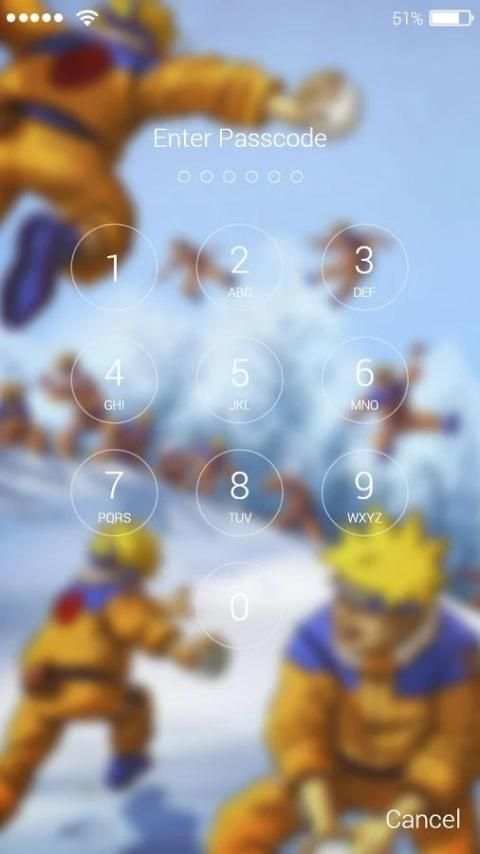 Hokage Ninja Lock Screen скриншот 2