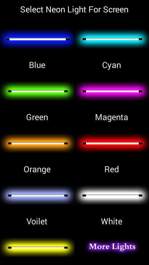 Neon FlashLight स्क्रीनशॉट 7