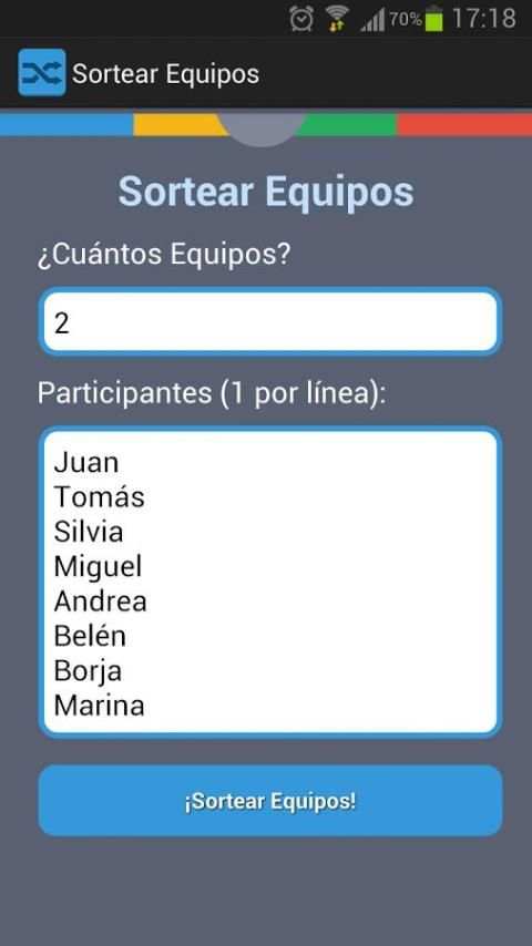 Sortear - Equipos y Premios screenshot 7