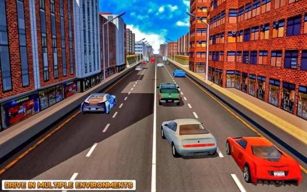 Crazy Car City Traffic Racing स्क्रीनशॉट 1