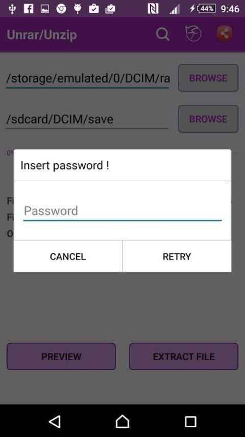 Easy Unrar / UnZip screenshot 5