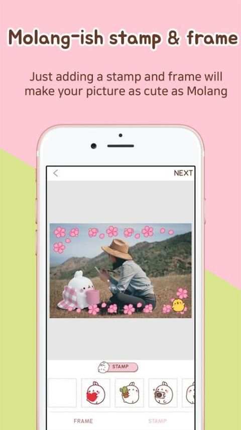 Molang&I - 3D Sticker Photo 2 تصوير الشاشة