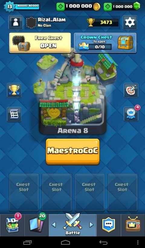 Cheats Clash Royale Prank скриншот 1