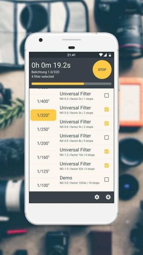ND Filter Calc (DSLR) 4 تصوير الشاشة