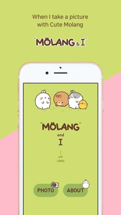 Molang&I - 3D Sticker Photo 5 تصوير الشاشة