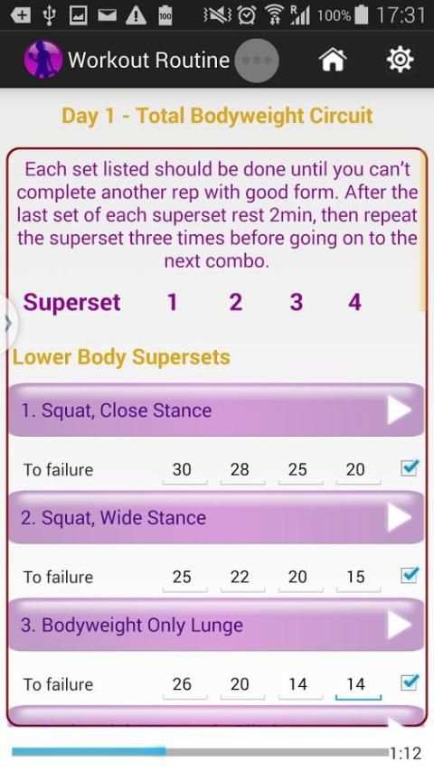Female Fitness Workout Plan 11 تصوير الشاشة