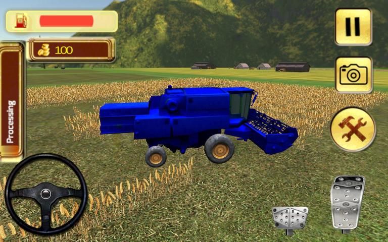 Farming Tractor Sim 2016 स्क्रीनशॉट 2