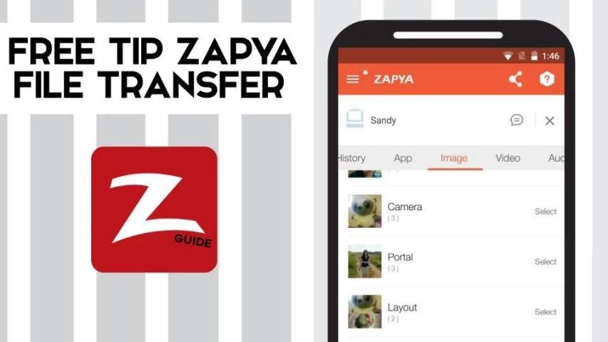 Free Tip Zapya File Transfer स्क्रीनशॉट 1