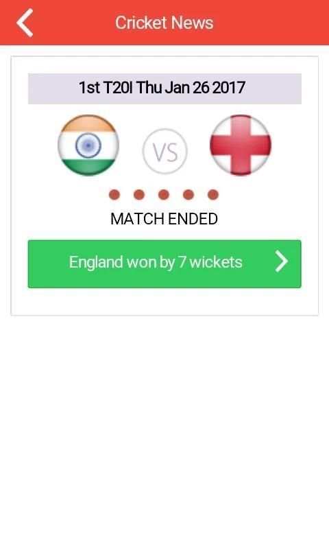 Cricket Schedule 2017 & Scores screenshot 4
