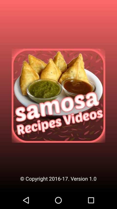 Samosa Recipes Videos स्क्रीनशॉट 1