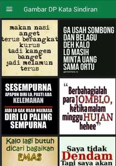 Gambar DP Kata Sindiran 4 تصوير الشاشة