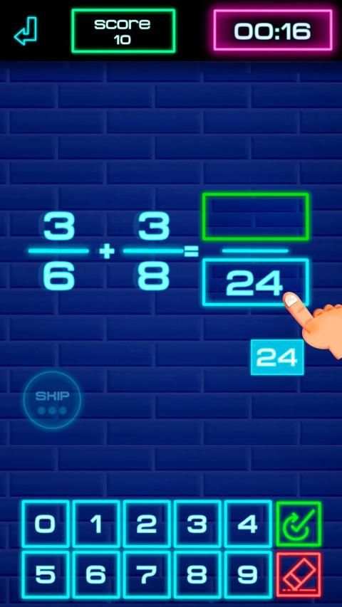 Fraction Challenge: Math games screenshot 16