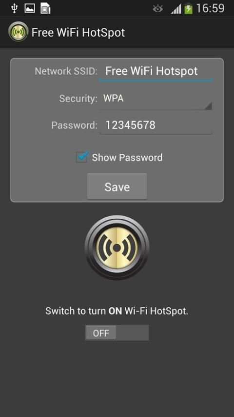 Free WiFi hotspot 2 تصوير الشاشة