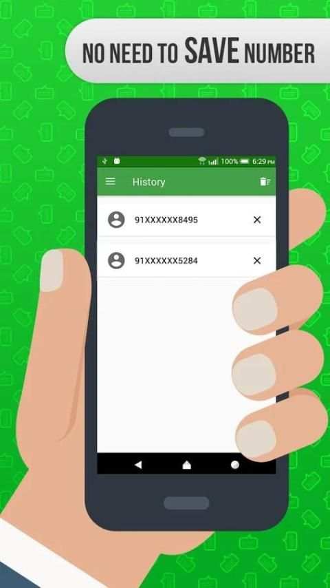 Direct Whatsapp screenshot 1