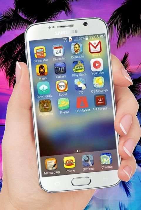 Theme iPhone 7 Launcher iOS 10 screenshot 4