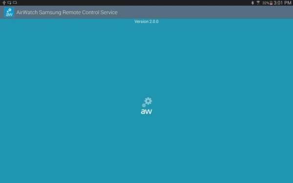 AirWatch Samsung RC Service screenshot 2
