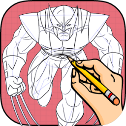 how to draw Wolverine आइकन