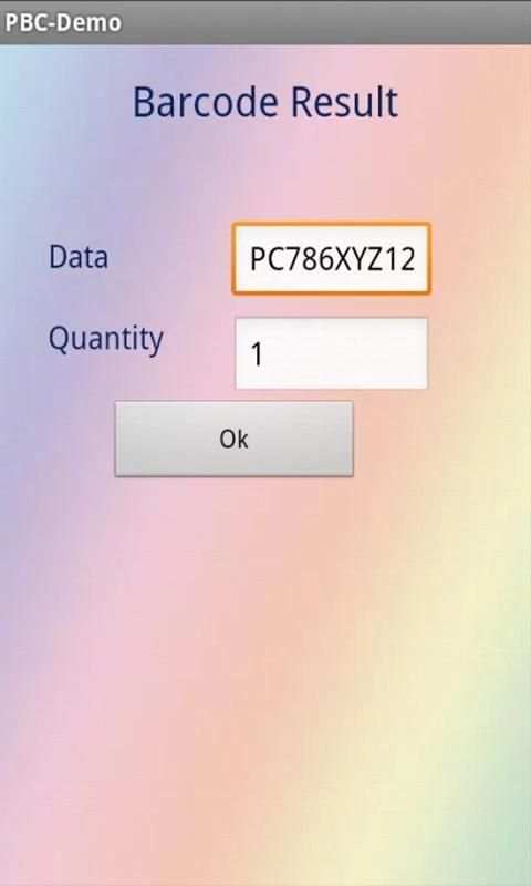 Barcode Scanner скриншот 1