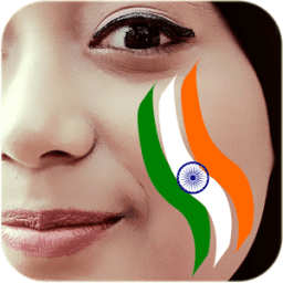 Indian Flag Face Editor أيقونة