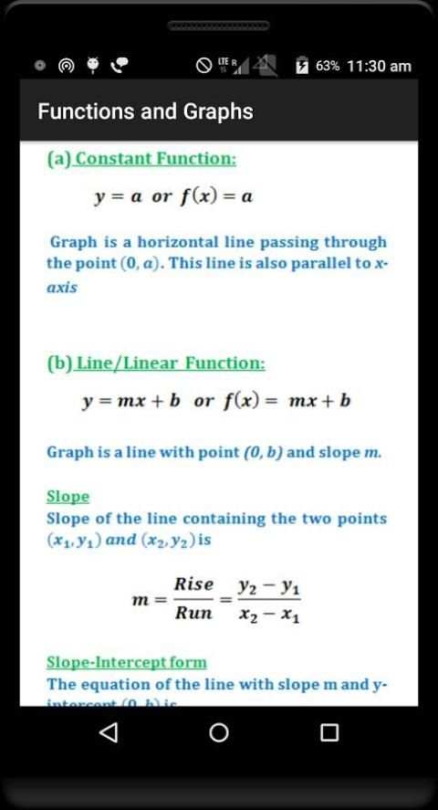 Math Formulae Lite (Free) скриншот 7