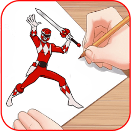 How to draw power rangers आइकन