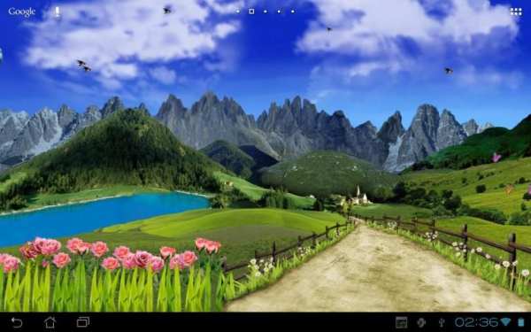 Mountain Live Wallpaper screenshot 2