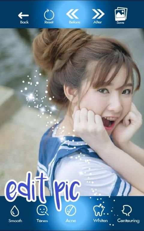 Selfie Bright Camera HD скриншот 1